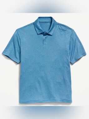 Like New! Old Navy Light Blue Cloud Motion Active Polo Short Sleeve Shirt - Sz L